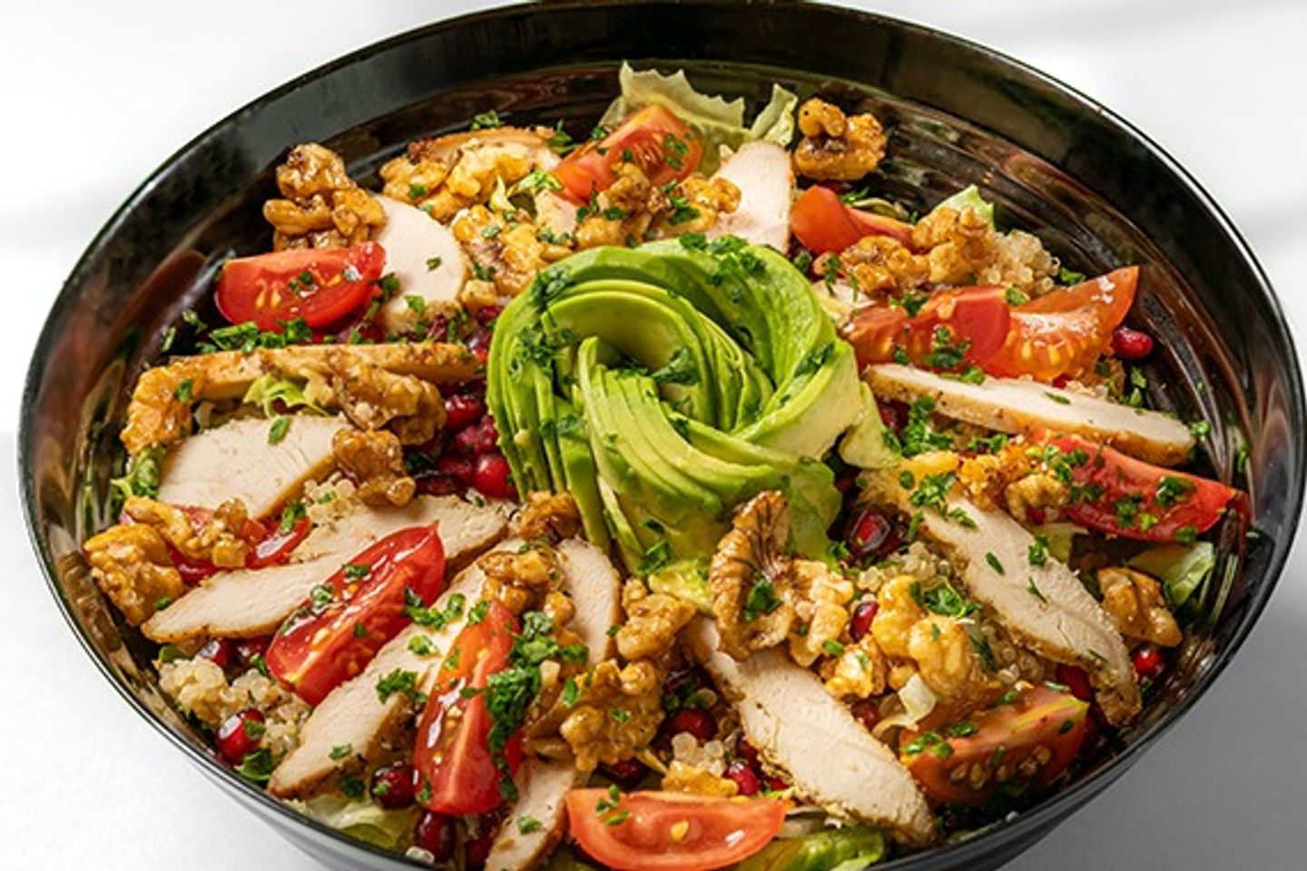 Grilled Chicken Avocado Salad