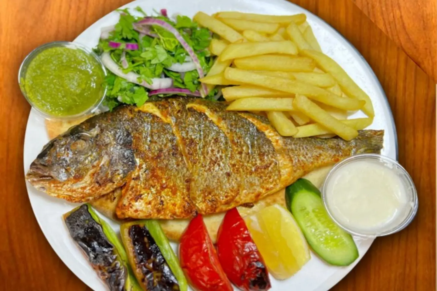سمك شعور مشوي