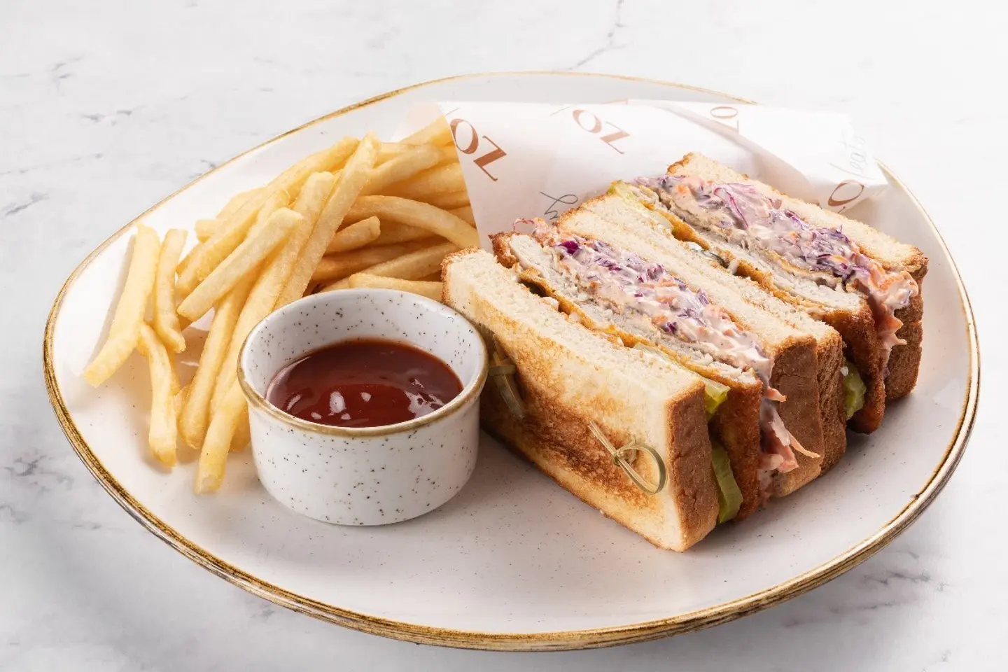 Fried Chicken Toastie