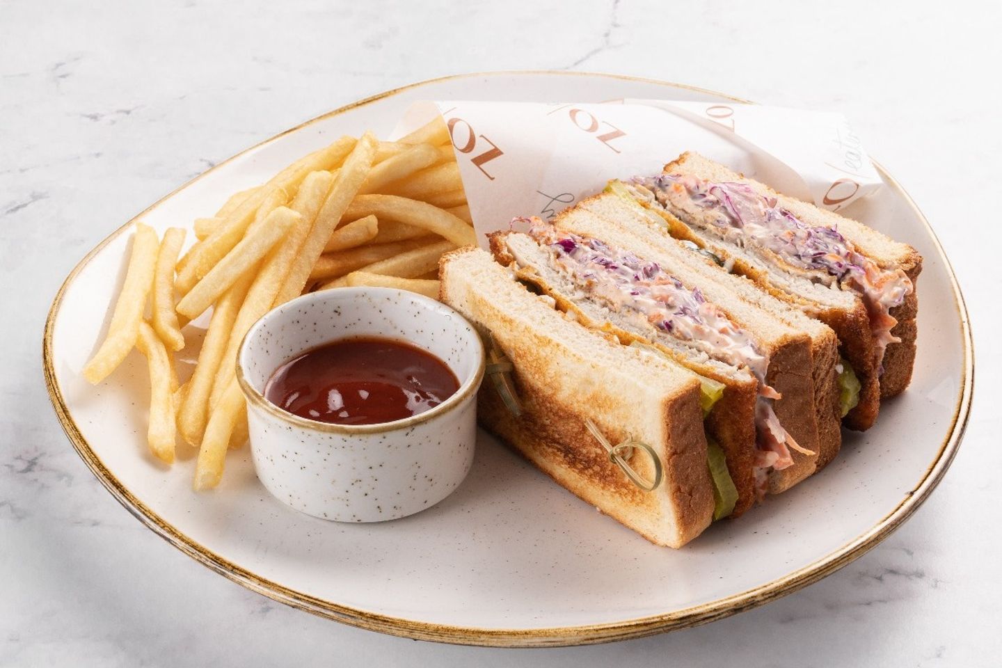 Fried Chicken Toastie