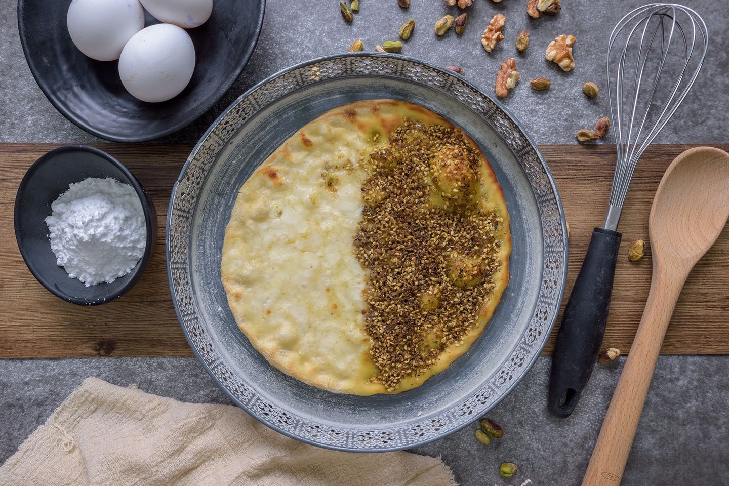 Akawi Cheese And Thyme Pie