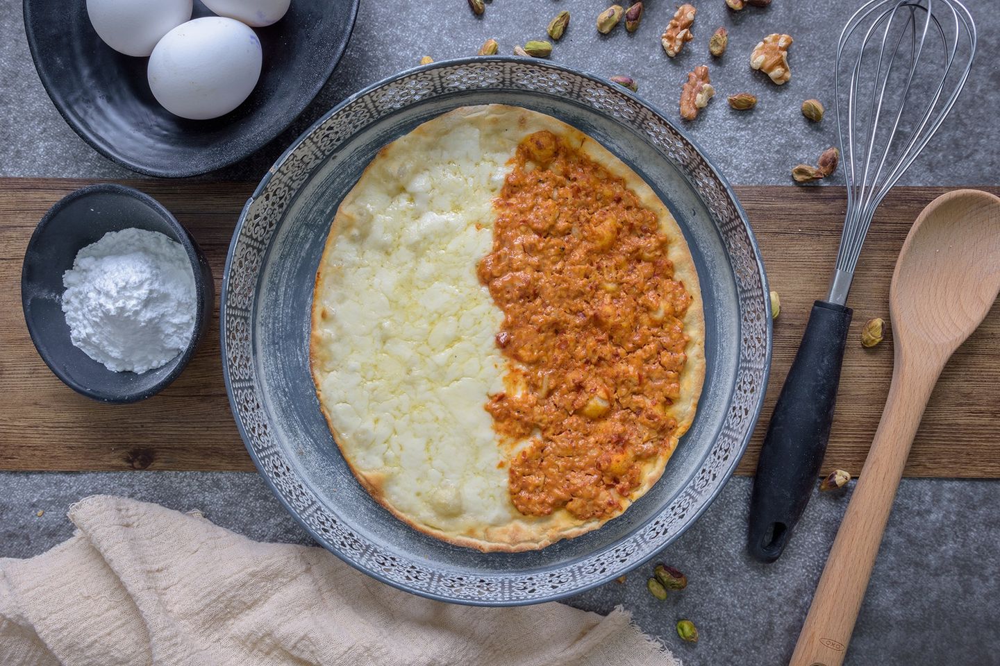 Tawouk And Akawi Cheese Pie