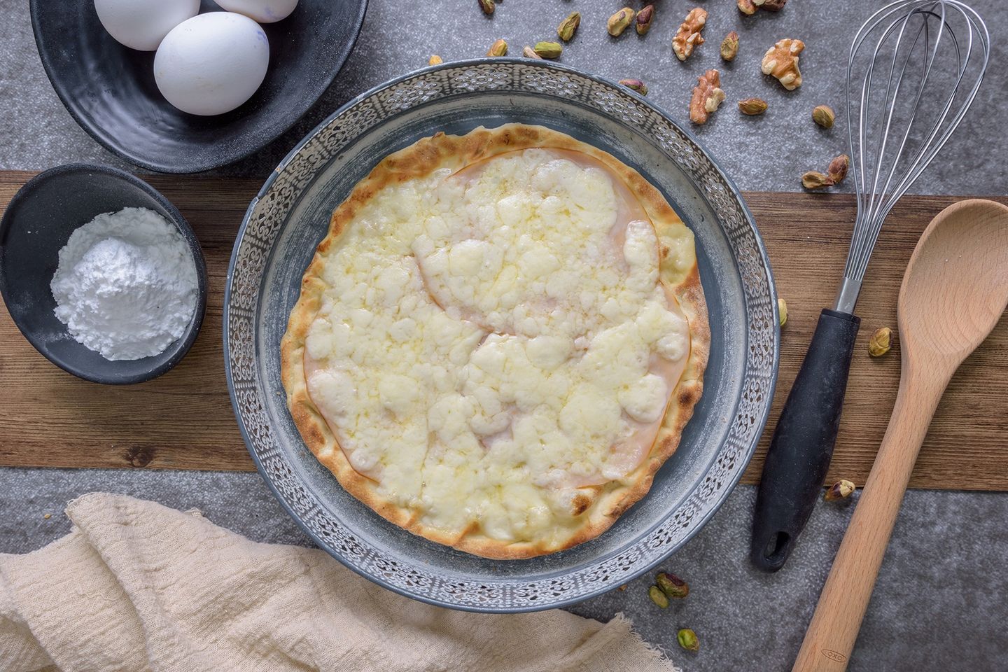 Turkey and Akawi Cheese Pie