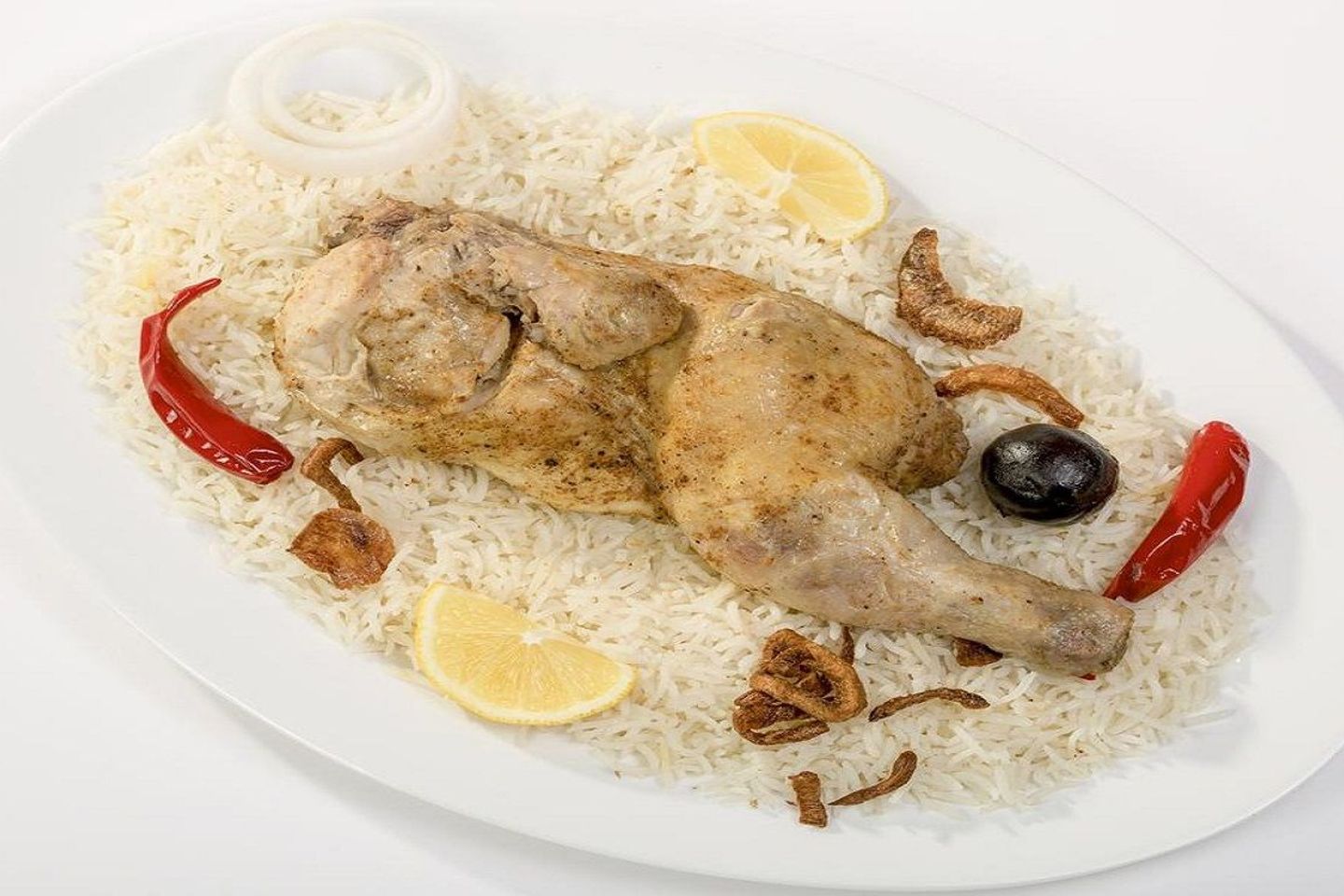 نص حبة دجاج مدفون