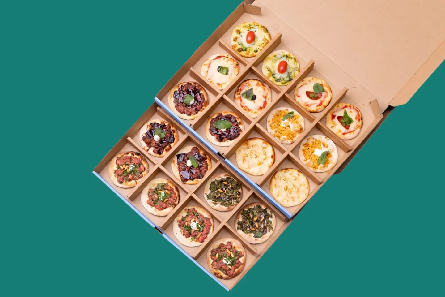 Mini Round Box Of 24