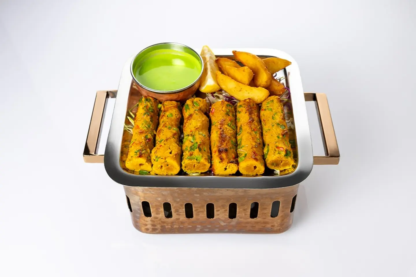 كباب الدجاج مع الجبن