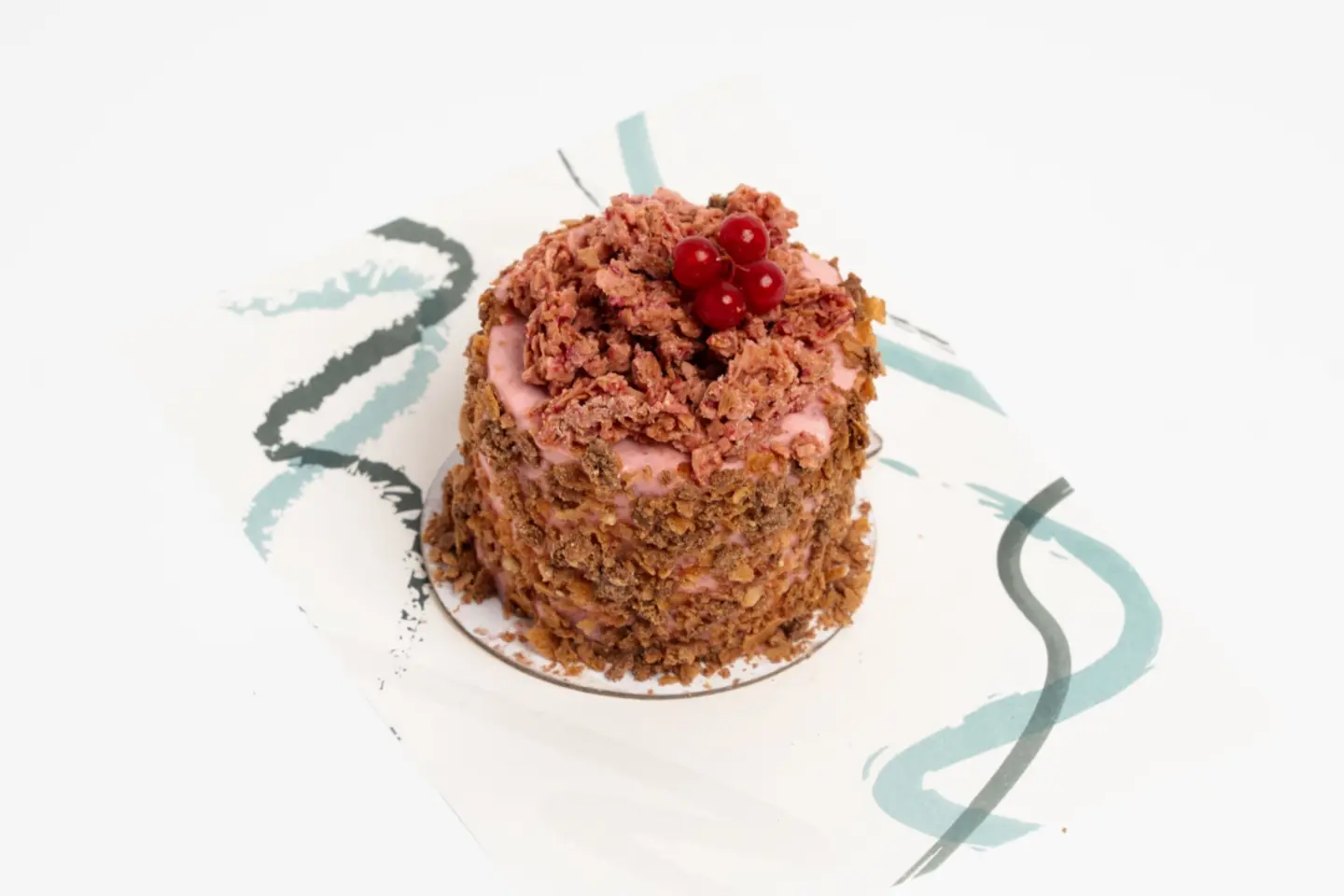 كيكة كرنش بيري صغيره