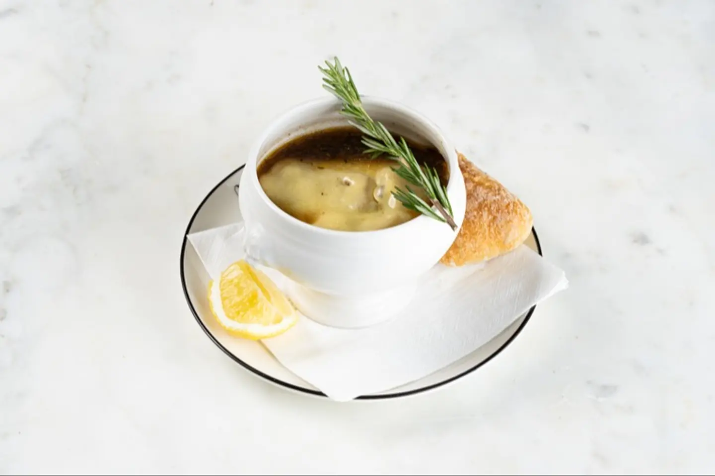 شوربة البصل الفرنسية