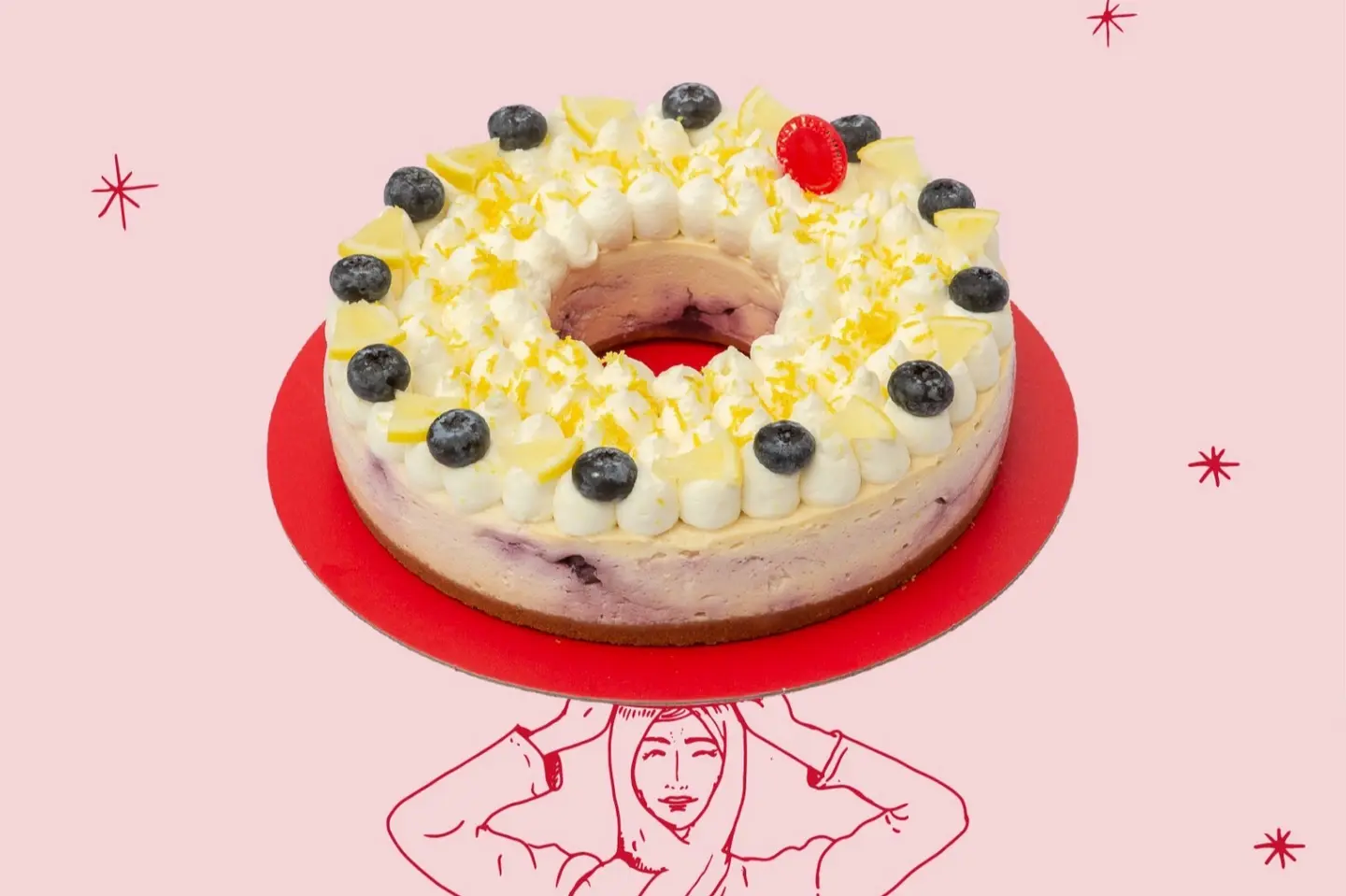 Lemon Blueberry Cheesecake