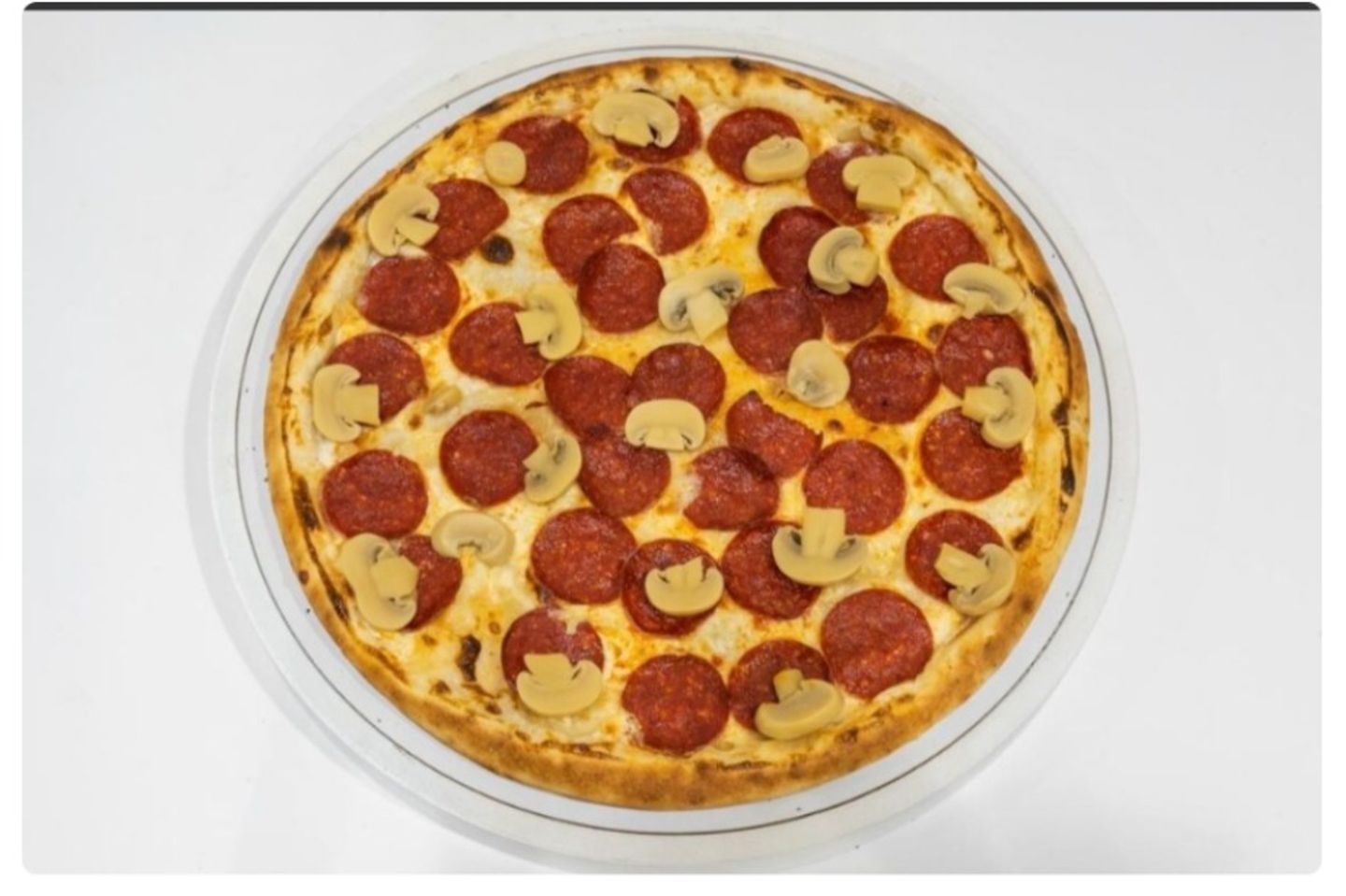 Hot Dog  With Mushrooms Pizza