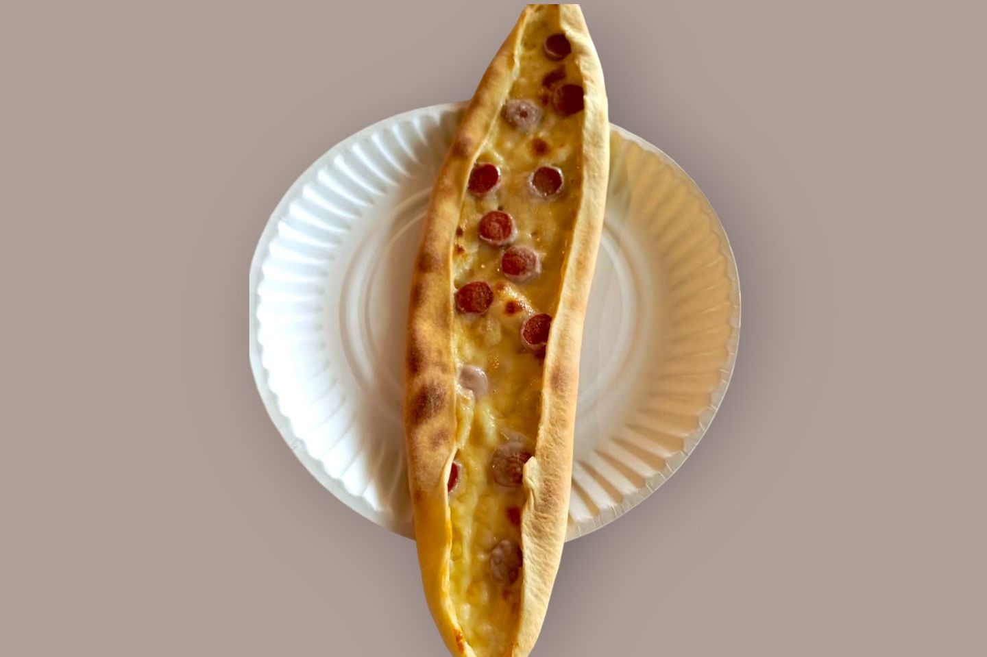 جبن سائل بالنقانق