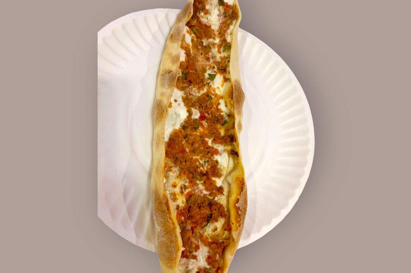 لبنة باللحم