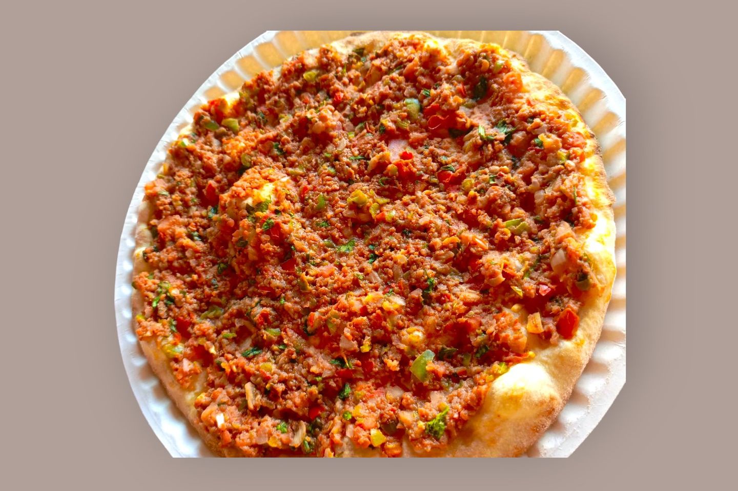 لحم دائري