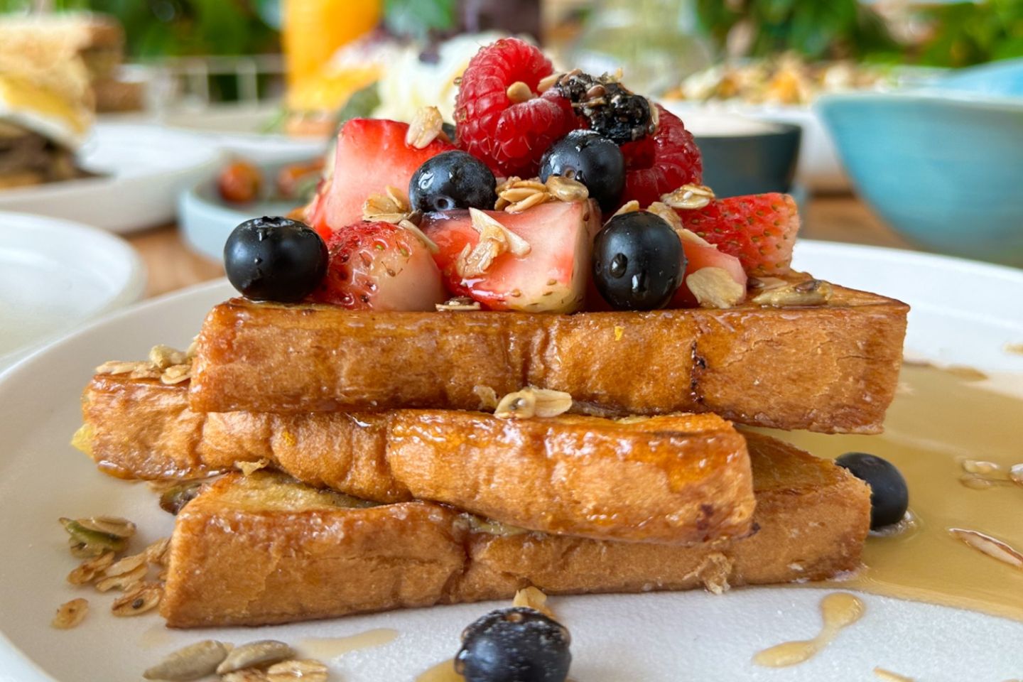 French Toast With Berry Fruits