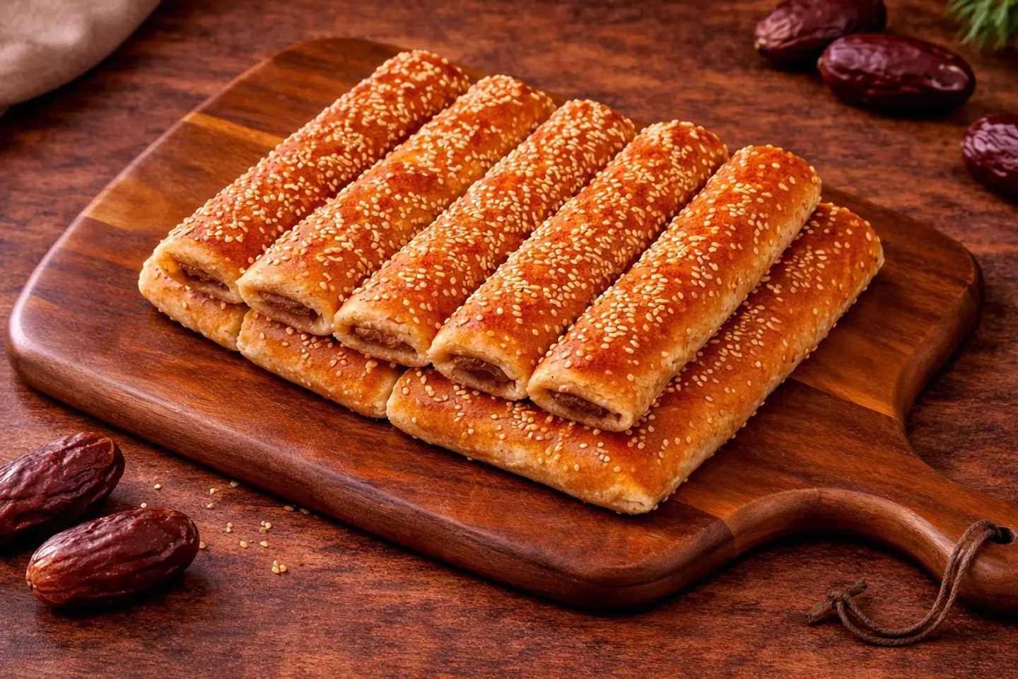 خبز بالتمر أصابع