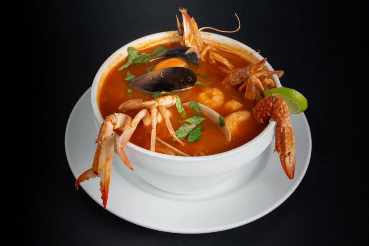 شوربة سي فود بالطماطم