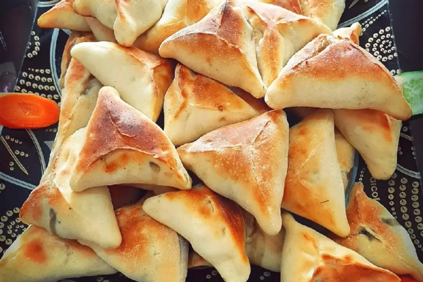 فطيرة سبانخ مثلثة