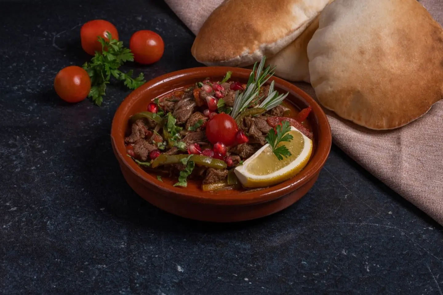 صاجية لحم غنم