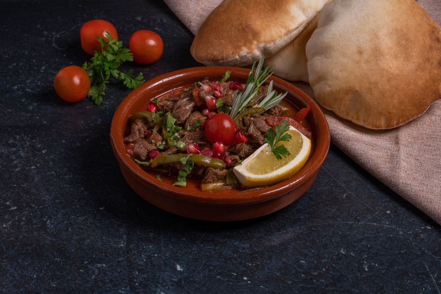 صاجية لحم غنم