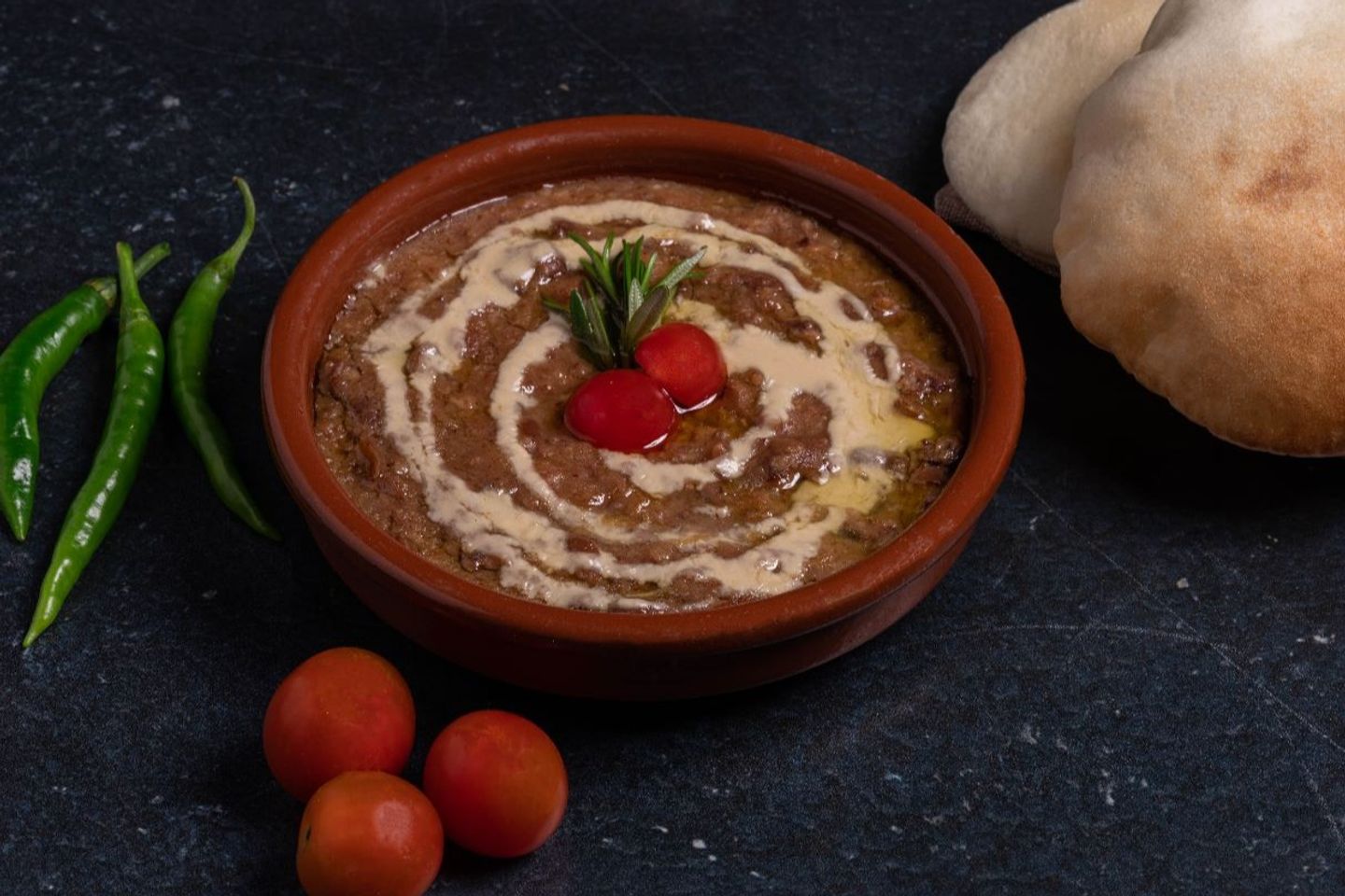 فول طحينية