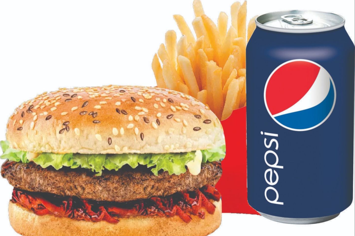 Meat Burger Meal
