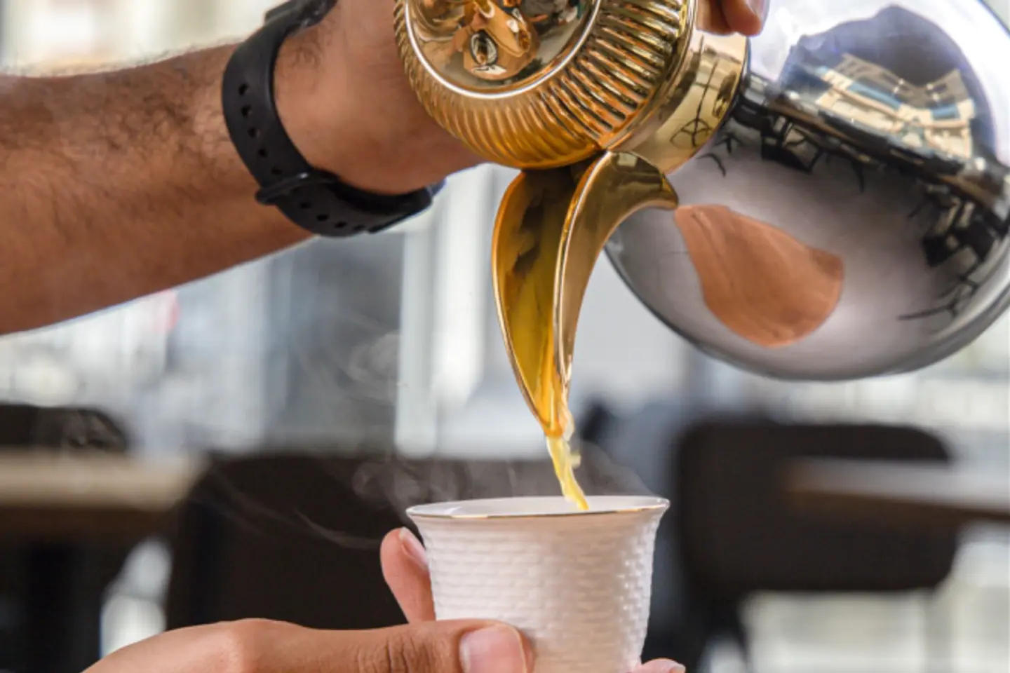 لتر من القهوة السعودية