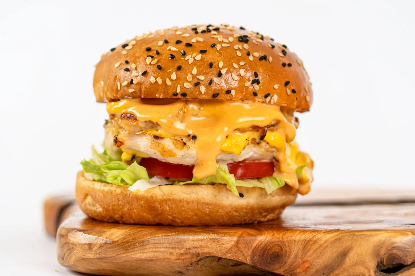 دبل  برجر دجاج