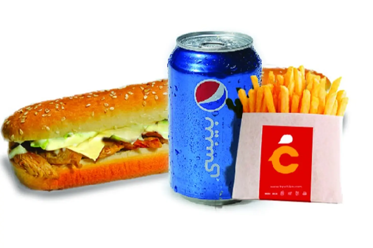 Chicken Steak Sandwich With Cheese Meal