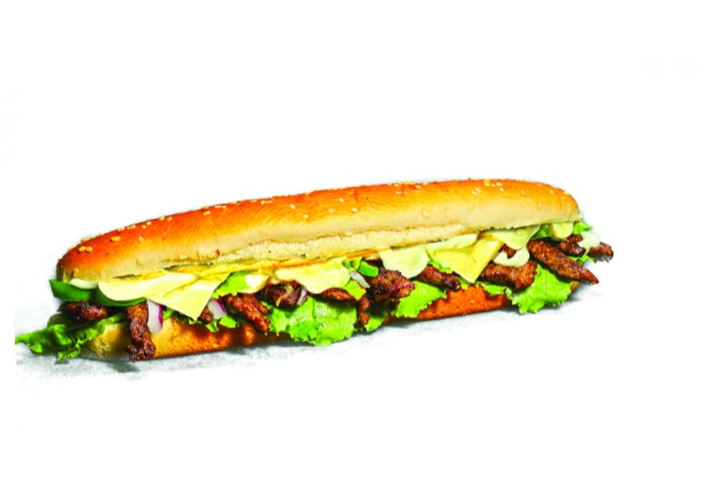 Beef Steak Sandwich With Cheese