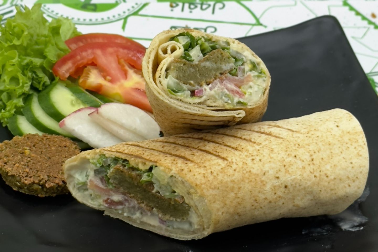 Grilled Falafel Sandwich