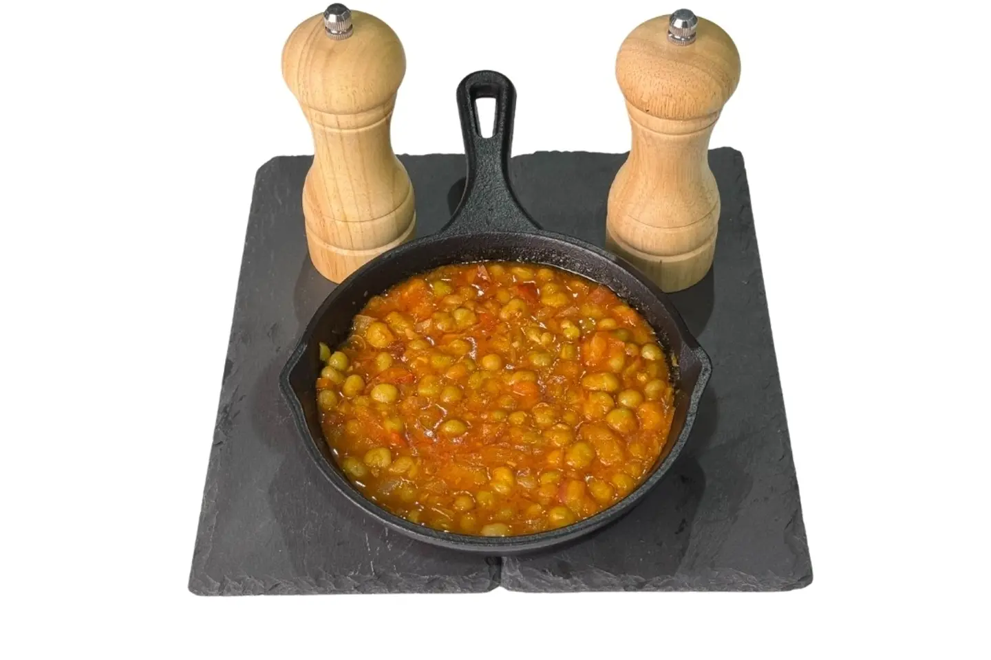 بازلاء سادة - مع البيض