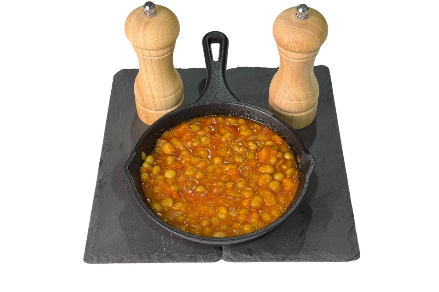 بازلاء سادة - مع البيض