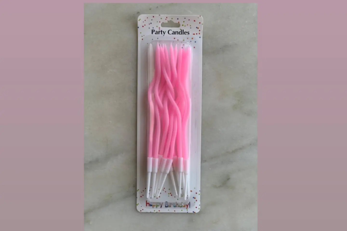 شمع كيك طويله