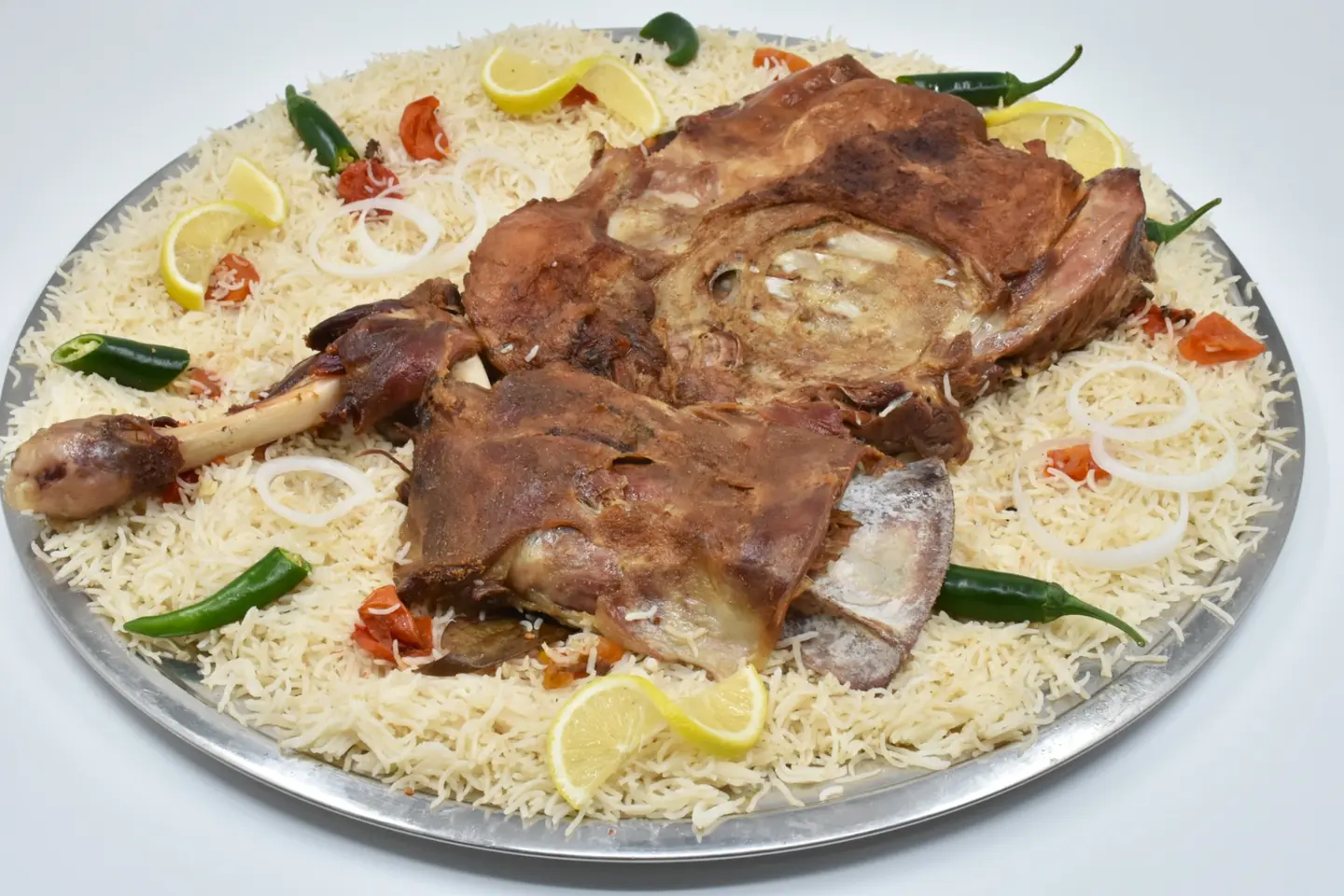 Quarter Lamb With Mandi Rice Hasawi Al Haramain