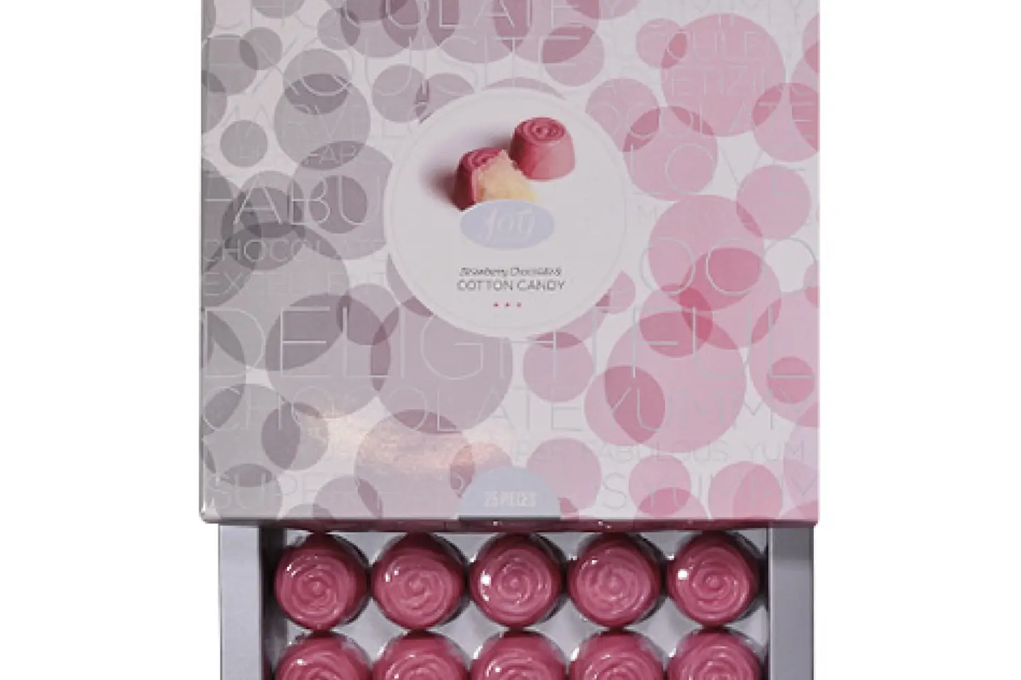 J010049 Cotton Candy In Joy Tin Sq Box