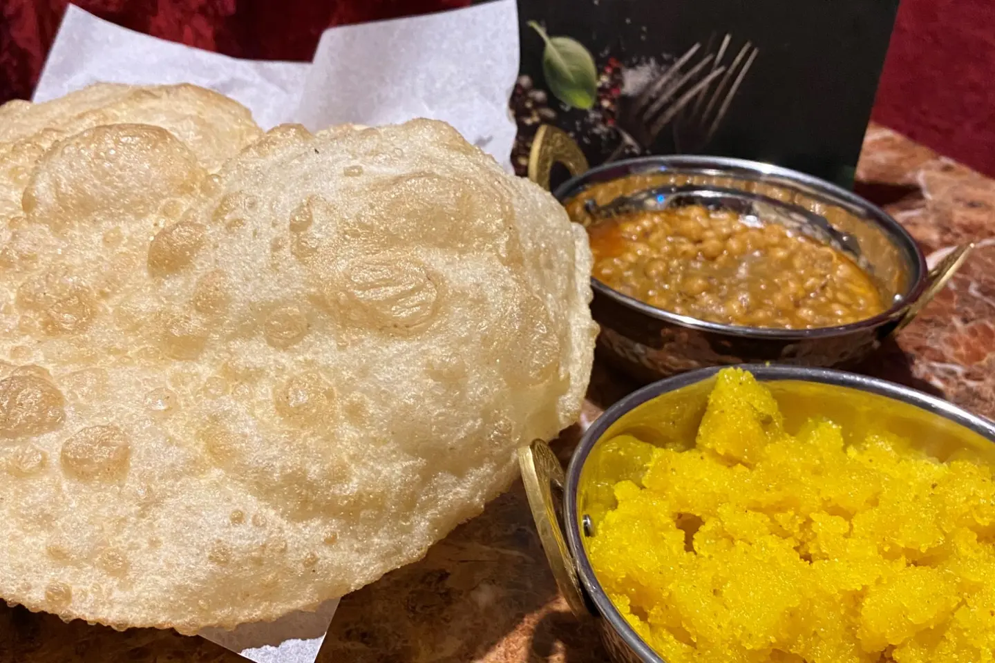 Halwa Puri Platter