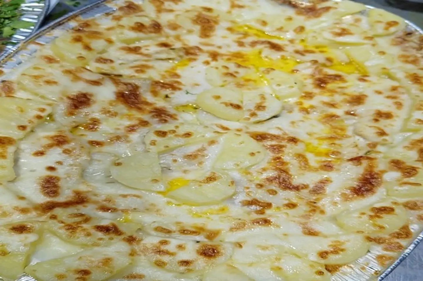 صينية فيليه بالبطاطس والكريمة