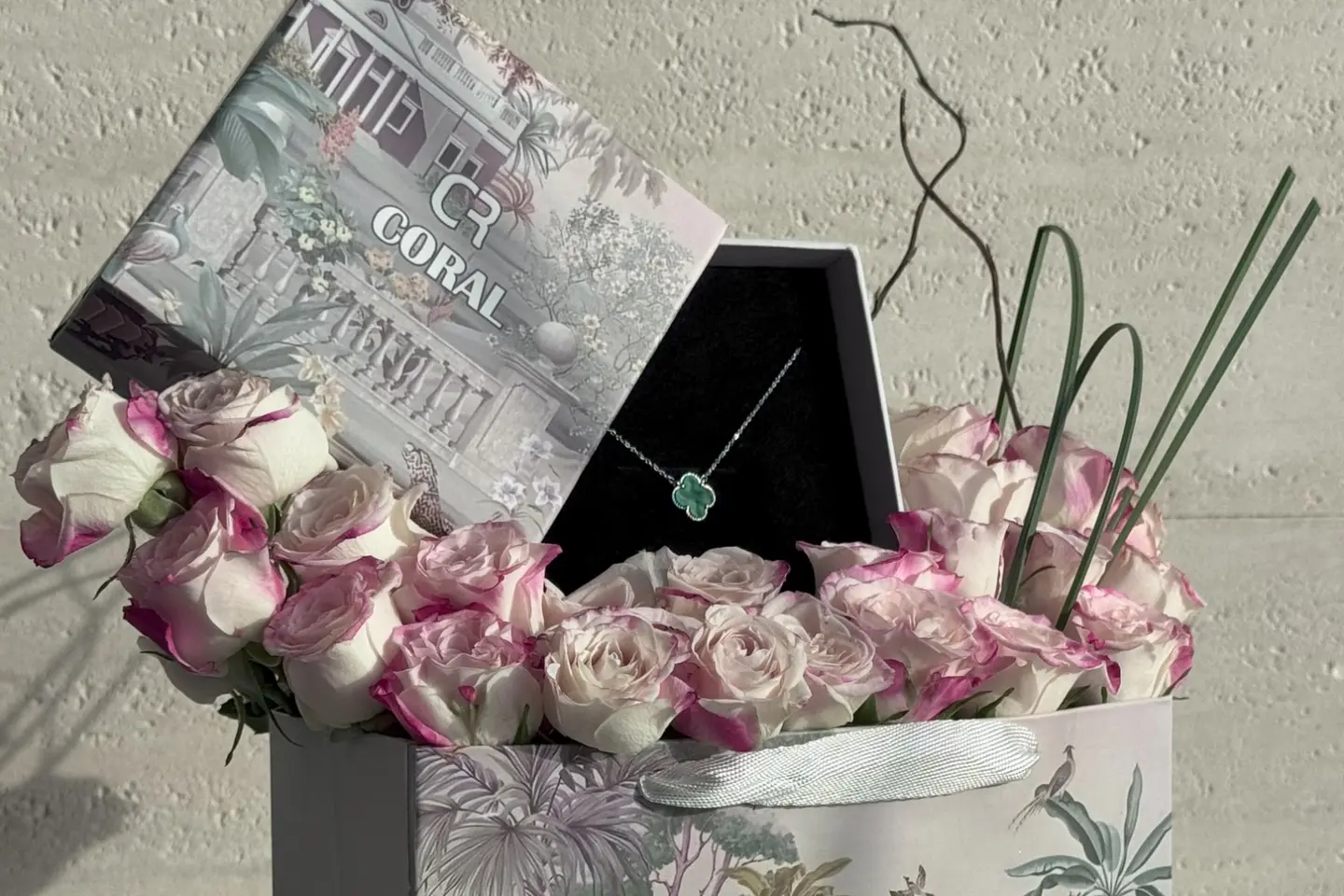 تنسيق كورال سلسال اخضر