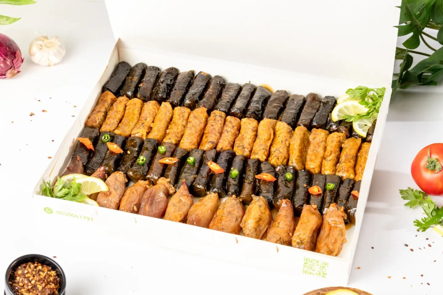 بوكس ورق عنب و ملفوف بصل