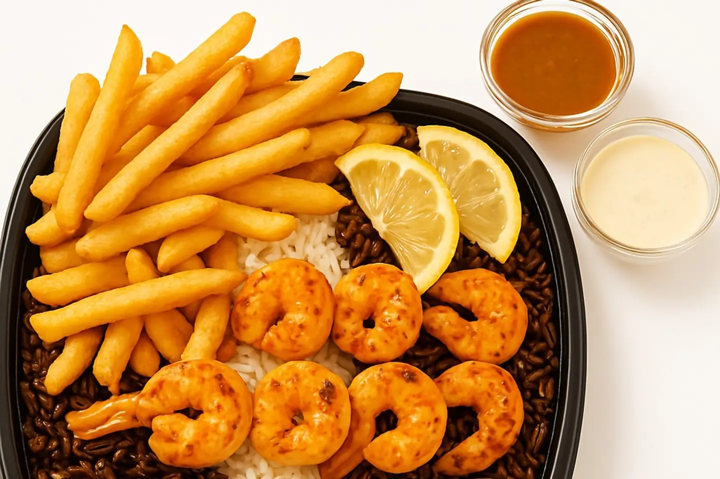 وجبة جمبري مشوي