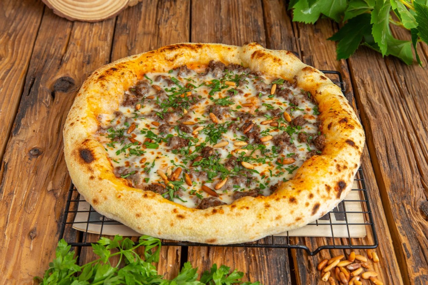 Pine Nuts Pizza