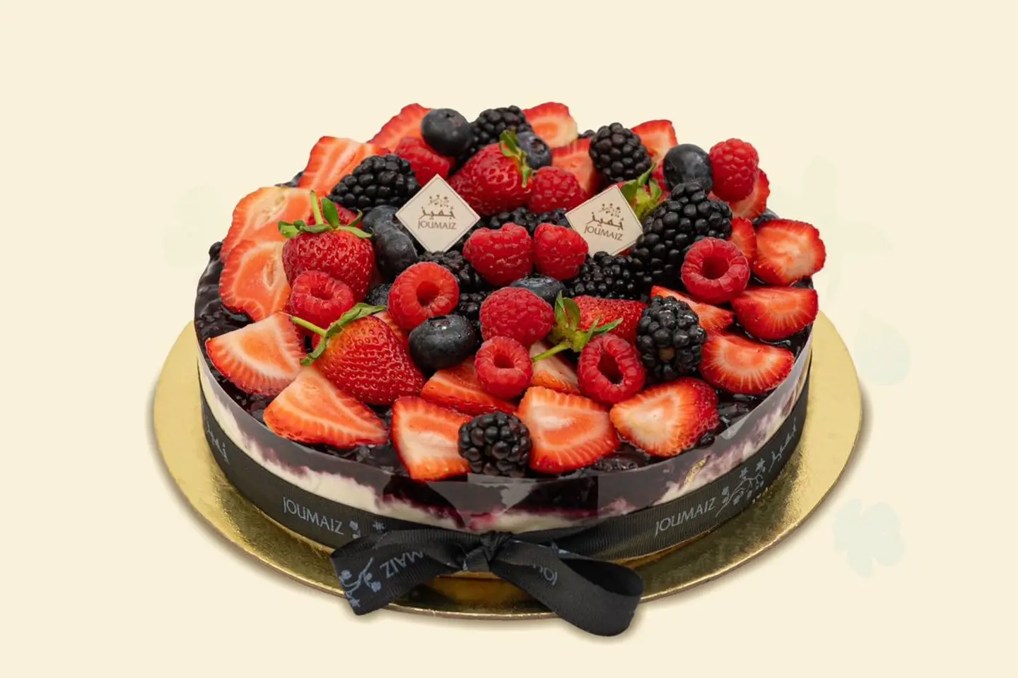 Cheesecake With Fruit Pieces - Template For 12 To 10 People