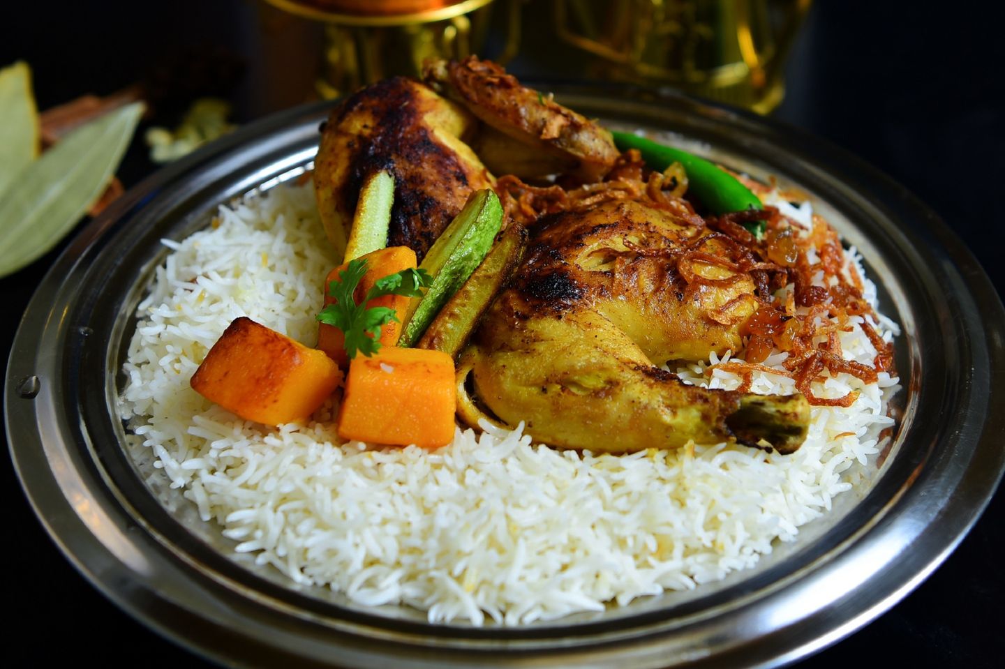 أرز الضيوف مع الدجاج