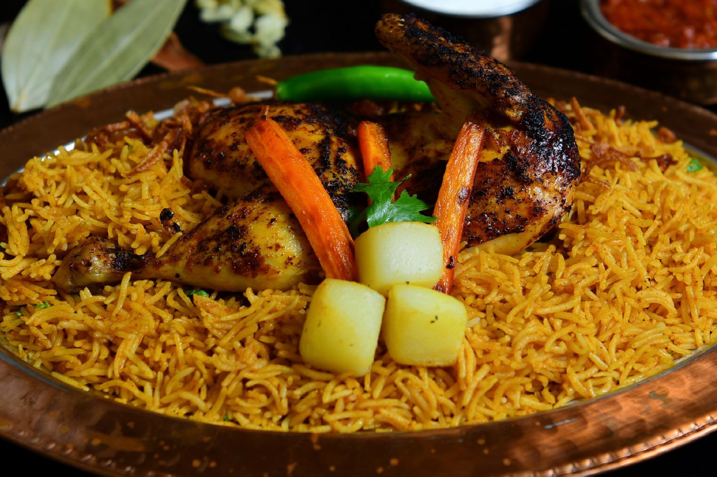 رز هذبه مع الدجاج