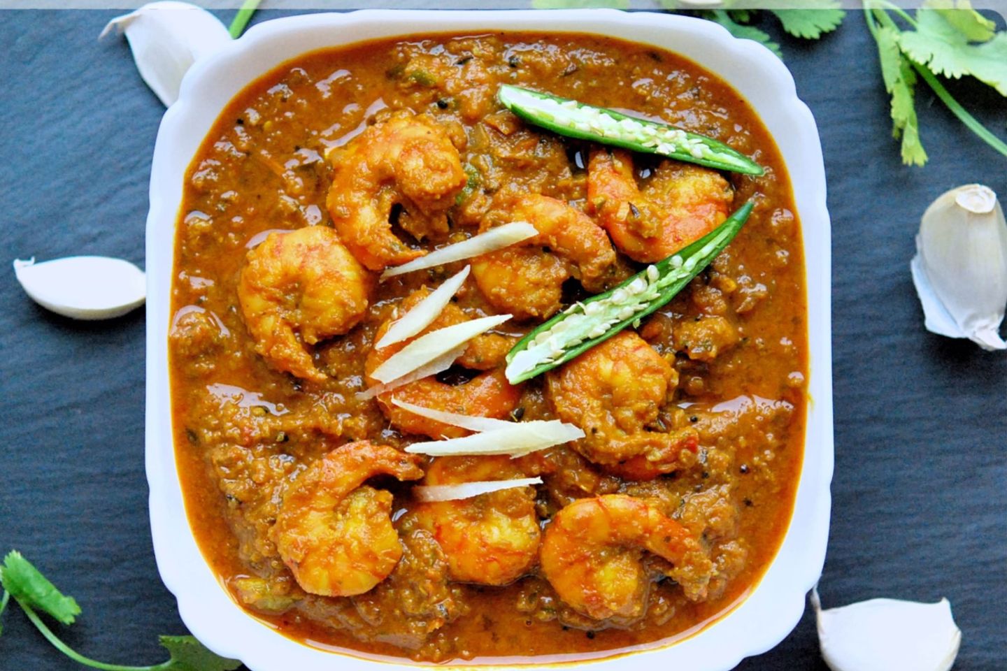 Ginger Prawns Dry