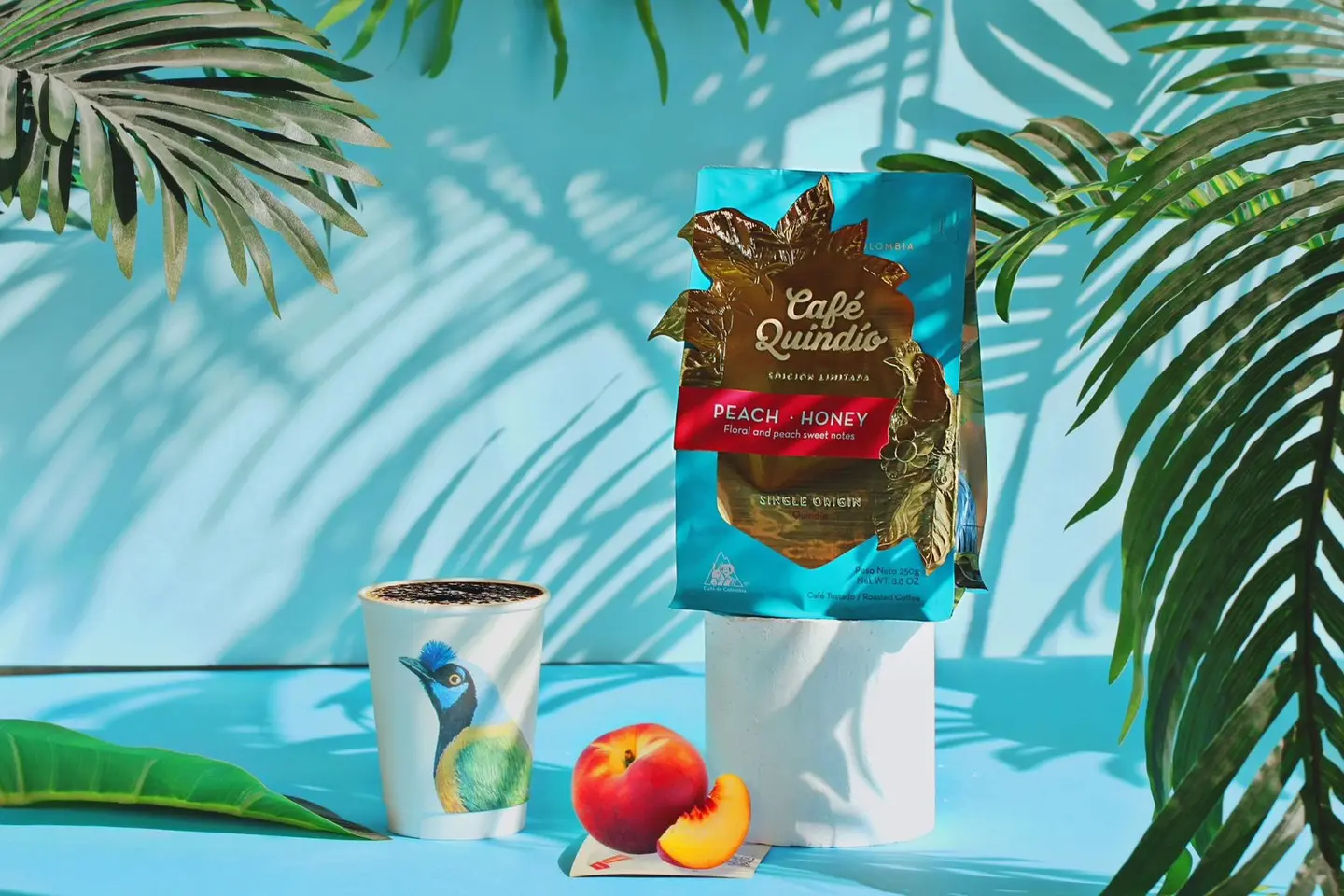 Peach And Honey Coffee Beans 250g