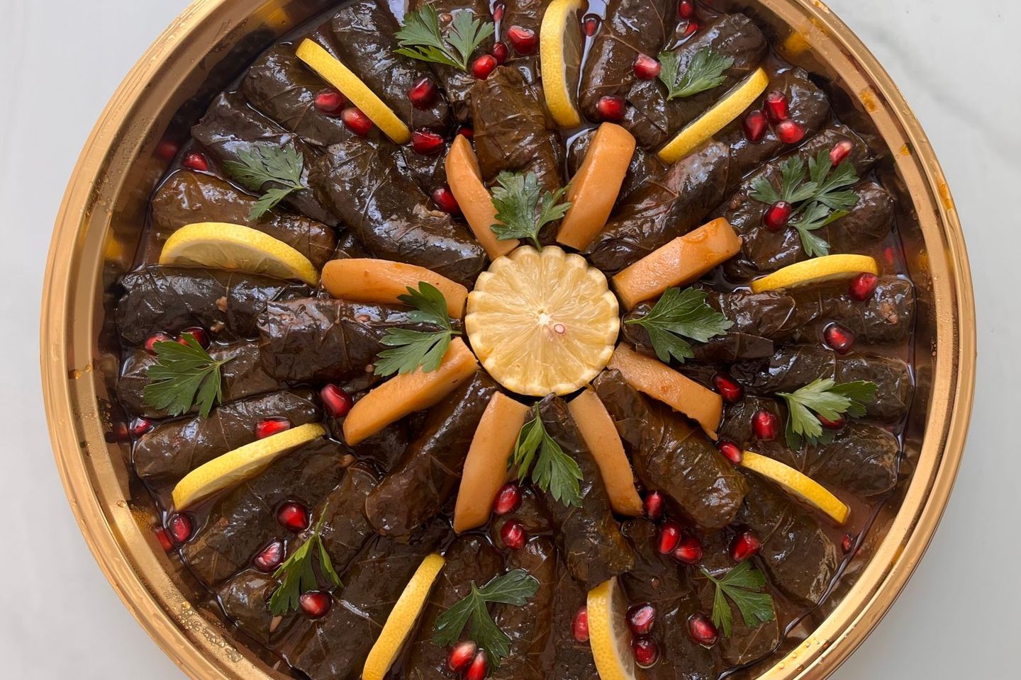 ورق عنب رويال بدبس الرمان جمعات