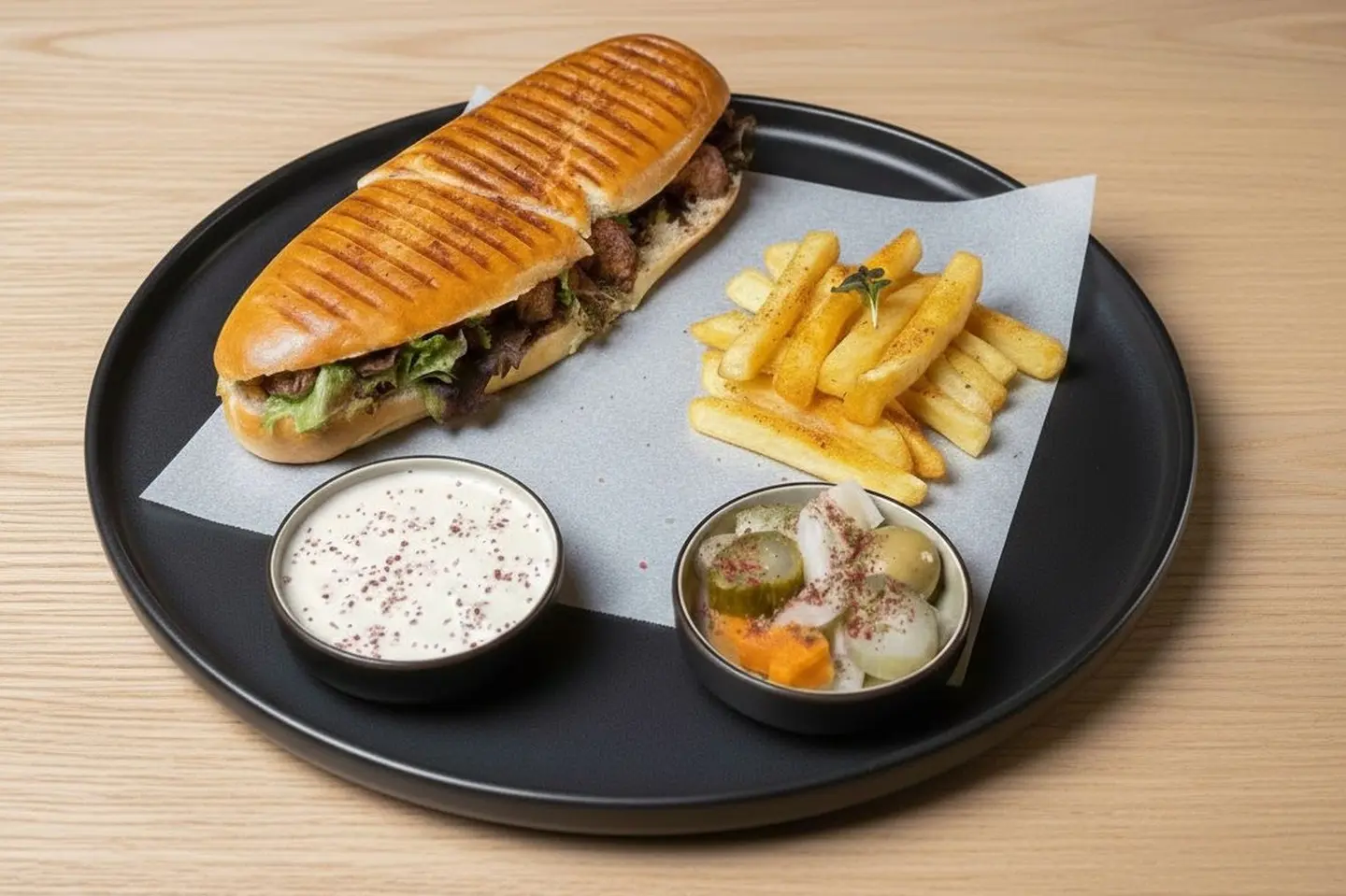 Arabic Sausage Sandwich