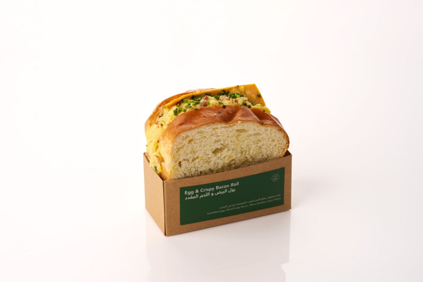Egg And Crispy Bacon Roll
