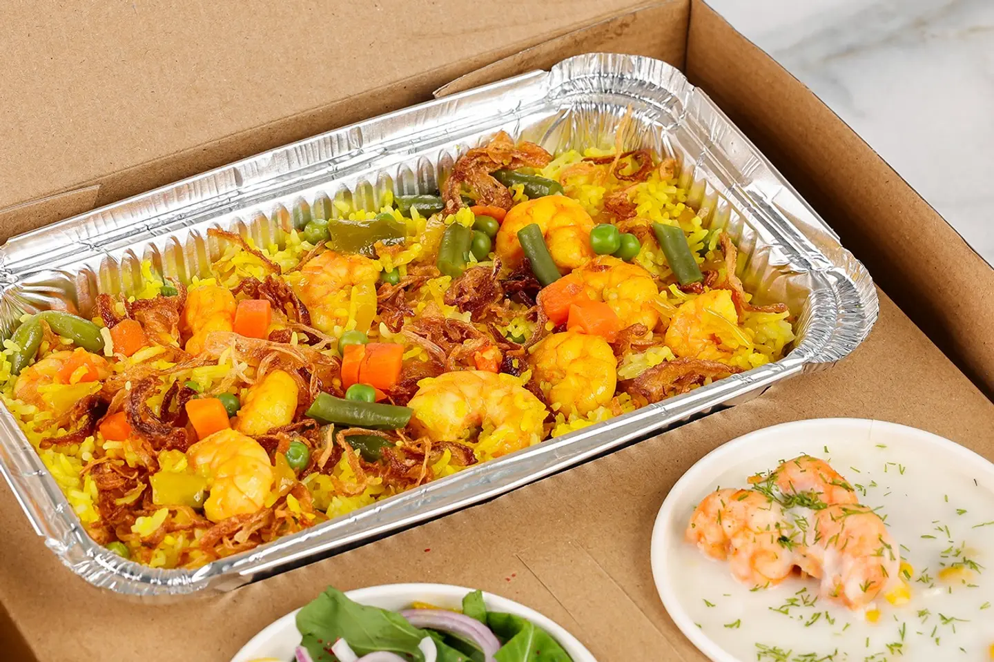 بوكس غداء مربين روبيان
